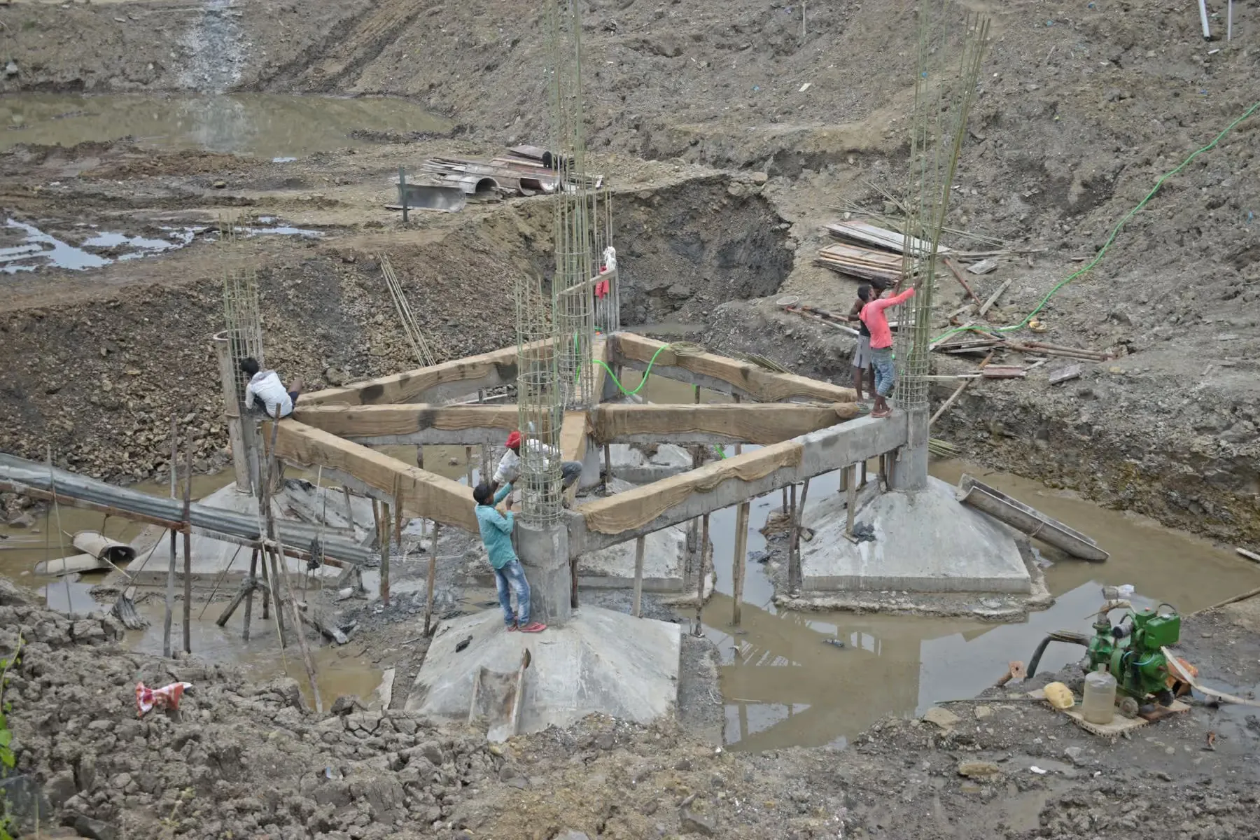 Rebar Foundation Work
